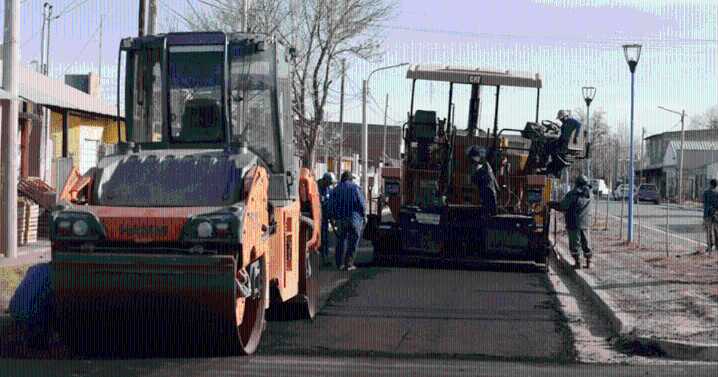 Senillosa suma infraestructura clave: 17 cuadras de pavimento para mejorar la vida de los vecinos