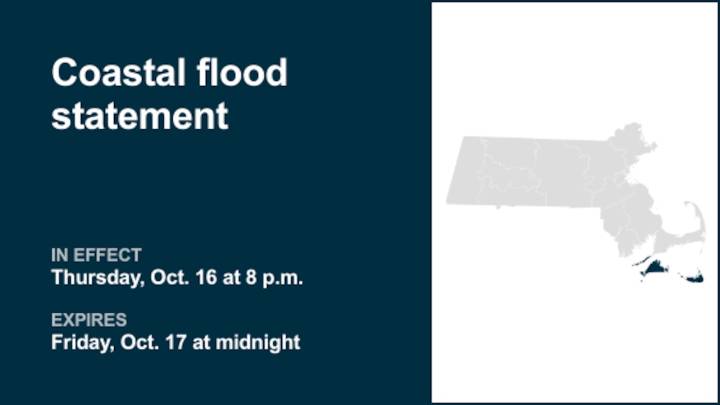Coastal flood statement affecting Dukes and Nantucket counties until early Friday