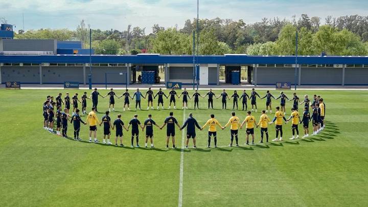 Boca volvió a los entrenamientos tras la muerte de Russo: el homenaje al DT