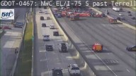 I-75 SB at Terrell Mill Road closed due to police activity