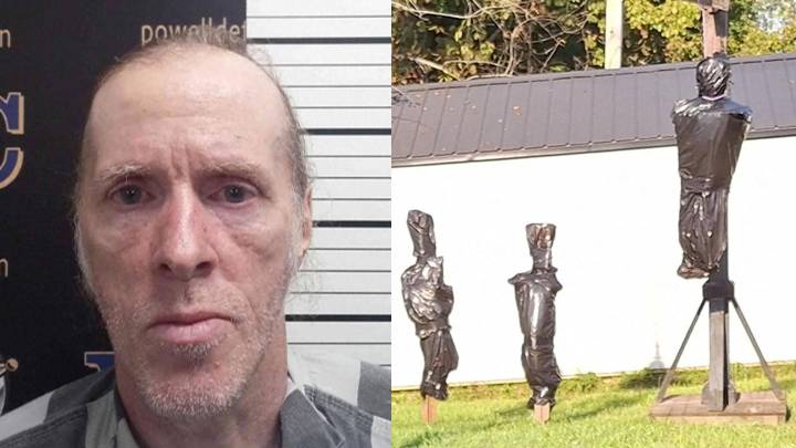 Kentucky man charged after Halloween decorations appear to depict bodies