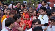 2-year-old girl chosen in Nepal as new living goddess worshipped by both Hindus and Buddhists