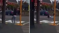 VIDEO: Powerful Wind Gust Blows Woman Into Busy Wellington Intersection In New Zealand Amid 75 mph Storm