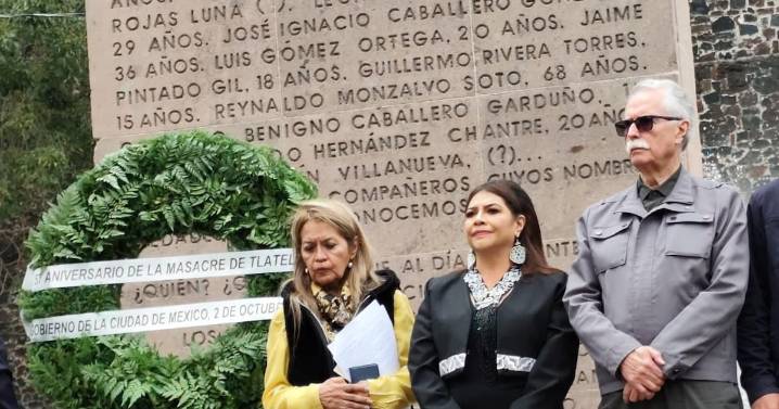 Brugada llama, al recordar el 2 de Octubre de 1968, a mantener la lucha por la justicia