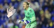 Sandra Paños, portera del América, tiene conmovedor gesto con una niña en juego de Liga MX Femenil