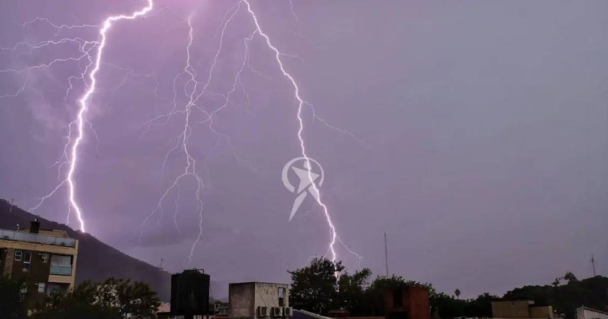 Alerta amarilla por tormentas fuertes: se esperan lluvias intensas y caída de granizo en Salta