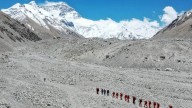 Snowstorm traps hundreds of hikers on Mount Everest during China's national holiday : NPR
