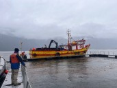 Realizan reconstitución de escena por caso de patrón de navío asesinado a bordo de una embarcación