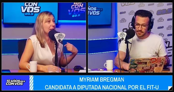 Myriam Bregman: "Es importante que la izquierda tenga un fuerte bloque en el Congreso, si no hay discusiones que no existen"