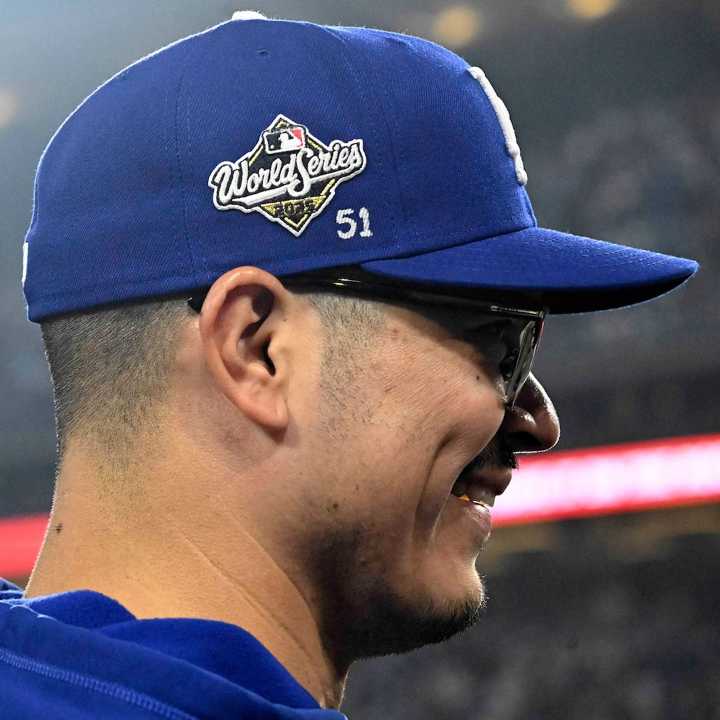 Dodgers Players Wear Alex Vesia Tribute Hats