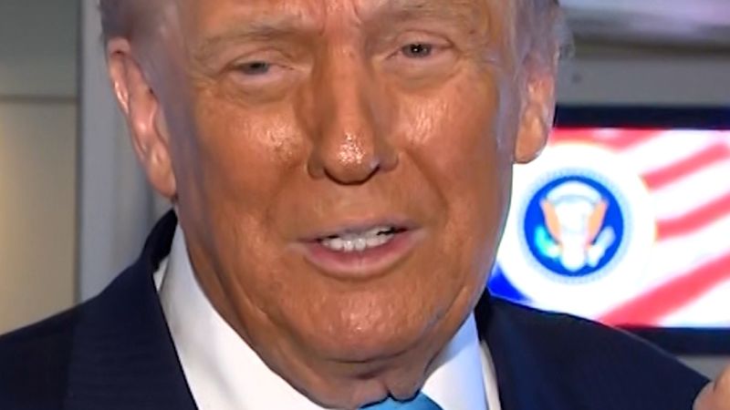 Trump on third term: ‘I’m not allowed to run’