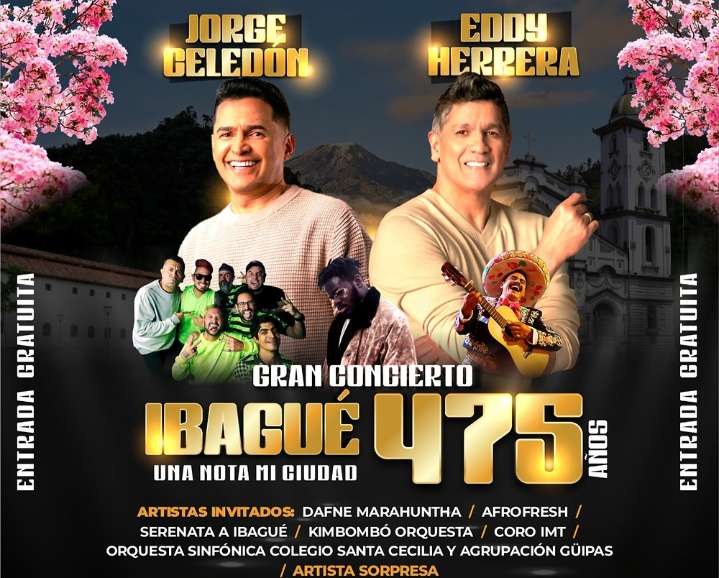 No se pierda el gran concierto gratuito lleno de música y espectáculo de drones y luces en Ibagué