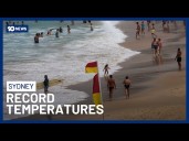 Record Temperatures Soar Across Sydney Putting Firefighters On Alert