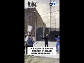 ICE agents shoot pastor in head with pepper ball