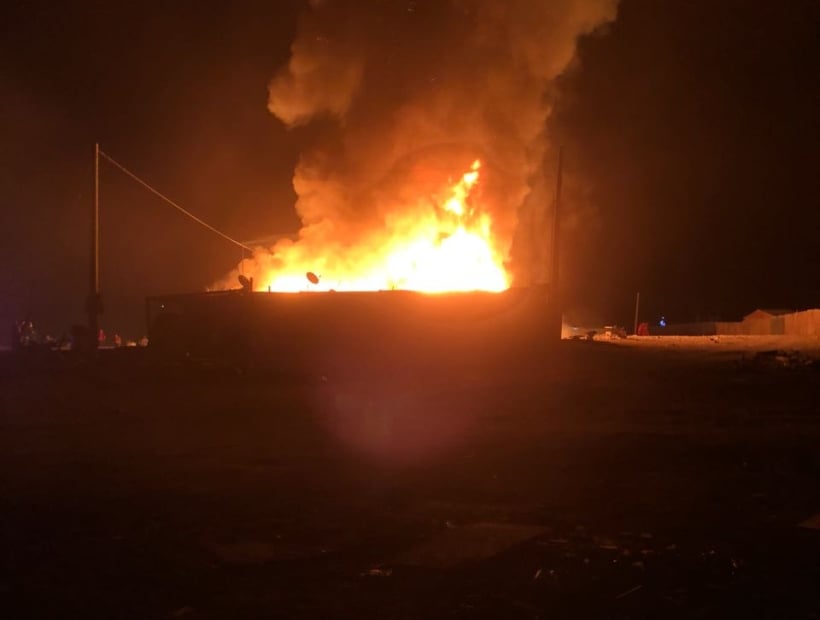 Se incendia lote baldío