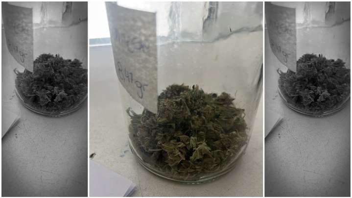 Detuvieron a dos hombres con un frasco de droga cerca de una escuela