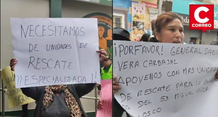 Huancayo: Familia de suboficial desaparecido en el Mantaro exige intensificar labores de búsqueda