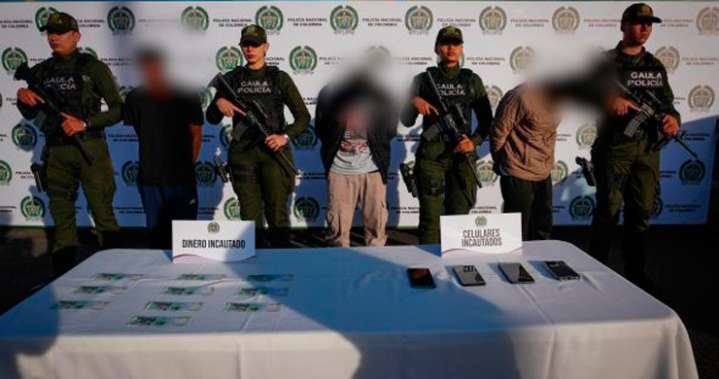 Cayó banda dedicada al hurto a personas bajo la modalidad de paseo millonario en Bogotá