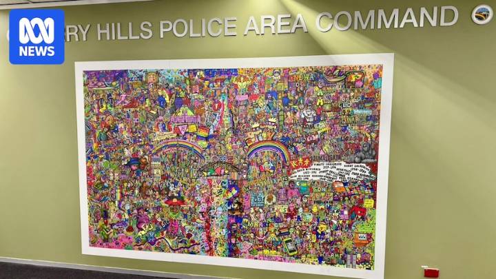 Mural of Sydney's queer history removed from Surry Hills Police Station days after going up