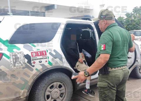 SE ACCIDENTÓ UNA PATRULLA DE GCE