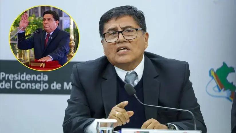 Carlos Malaver dice que espera que Vicente Tiburcio "continúe el trabajo" de su gestión en el Mininter