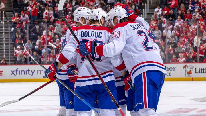 Canadiens cruise past Red Wings for 1st win of season