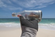 A message in a bottle from N.J was found in the Bahamas 54 years later