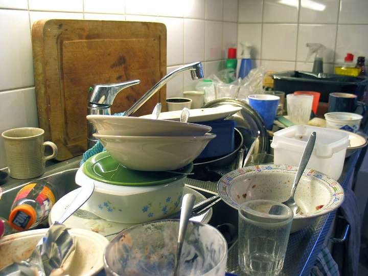 Politics is like dirty dishes