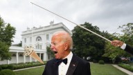 Staffers Coax Biden Back To White House With Ice Cream Dangling On String