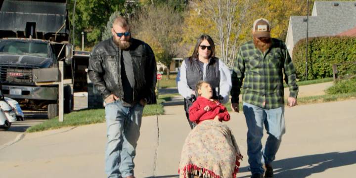 Biker inspired by his nephew to bring Halloween to kids with disabilities in Siouxland