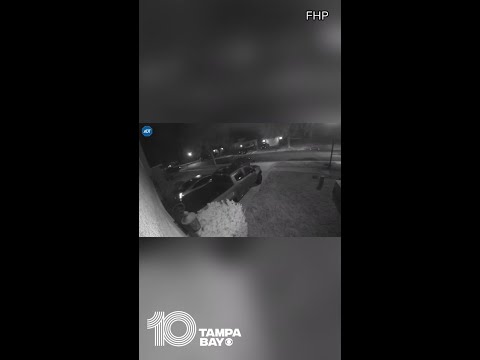 Troopers searching for driver seen hitting car parked at Pasco County home, leaving the scene