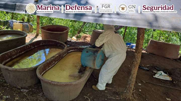 Operación Frontera Norte: Aseguran Dos Laboratorios Clandestinos de Drogas en Tecate, BC