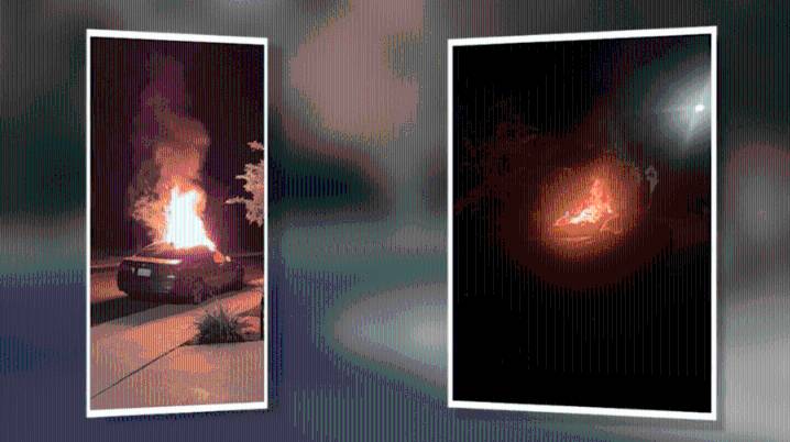 'Sheer terror': Victims of alleged serial arsonist recall the moments their vehicles went up in flames