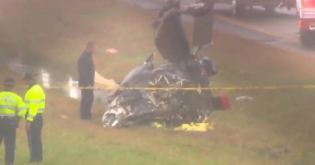 Two dead after small plane crashes on Massachusetts highway