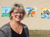Sporting life of Forest area celebrated in mural series at arena