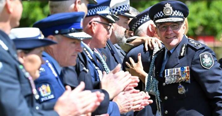 'How nervous am I': top cop's emotional farewell