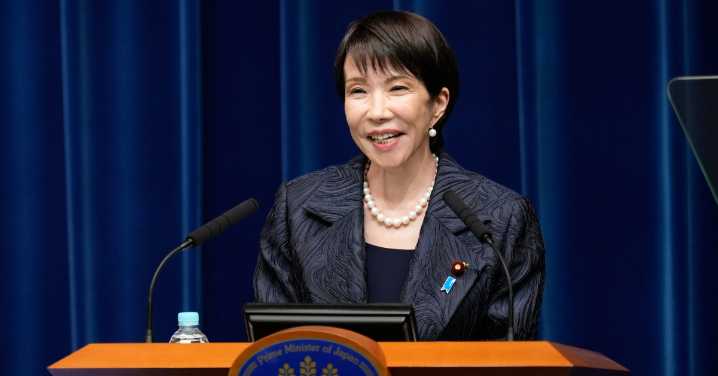 Sanae Takaichi se convierte en la primera mujer en ser primera ministra de Japón