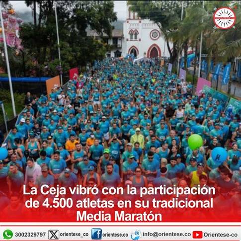 La Media Maratón de La Ceja un gran referente deportivo para la región