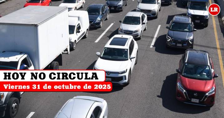 Hoy No Circula viernes 31 de octubre 2025: qué autos y placas descansan en CDMX y Edomex
