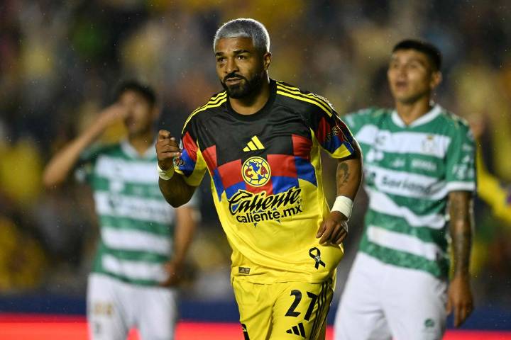 Sin mucho esfuerzo, América golea a Santos y es sublíder de la Liga Mx
