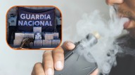 Cinco mil vapeadores asegurados por la Guardia Nacional en aeropuerto de Hermosillo