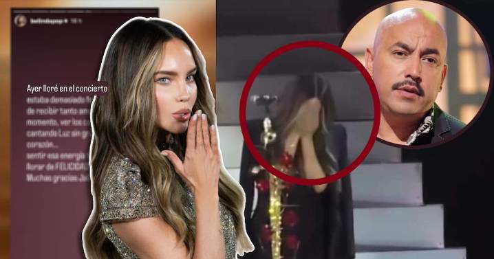 Esta fue la verdadera razón por la que Belinda lloró en pleno concierto: ¿Fue por Lupillo Rivera?