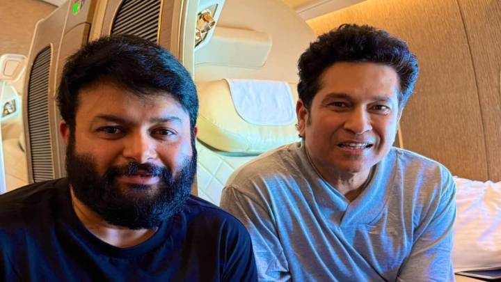 Thaman on cloud nine after Sachin Tendulkar tells him, ‘You have great bat speed!’