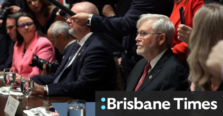 Trump confronts Rudd in awkward exchange