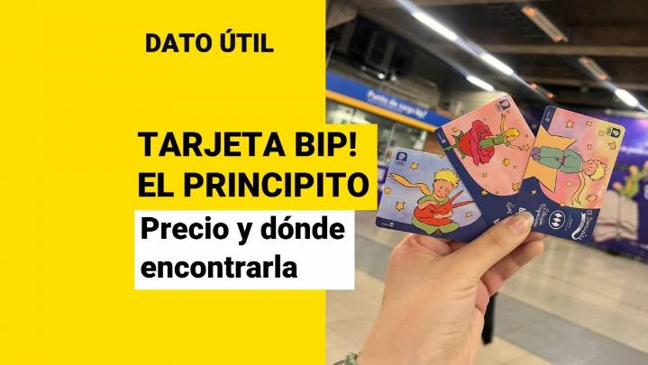 Metro relanza la tarjeta Bip! edición El Principito: ¿Cuánto cuestan y dónde encontrarlas?