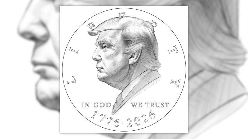 Planean emitir una moneda de US$ 1 con el rostro de Trump