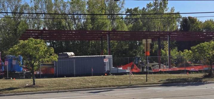 Sheetz location in Novi is under construction