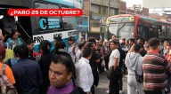 ¿Habrá paro de transportistas este 25 de octubre? Lo último confirmado por representantes de gremios