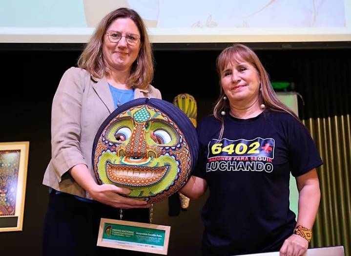 Jacqueline Castillo, la voz de las madres de Soacha reconocida como defensora del año