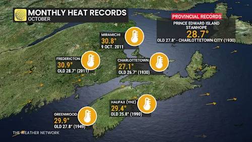 Atlantic Canada gets flipped into fall weather as chill, rain makes return